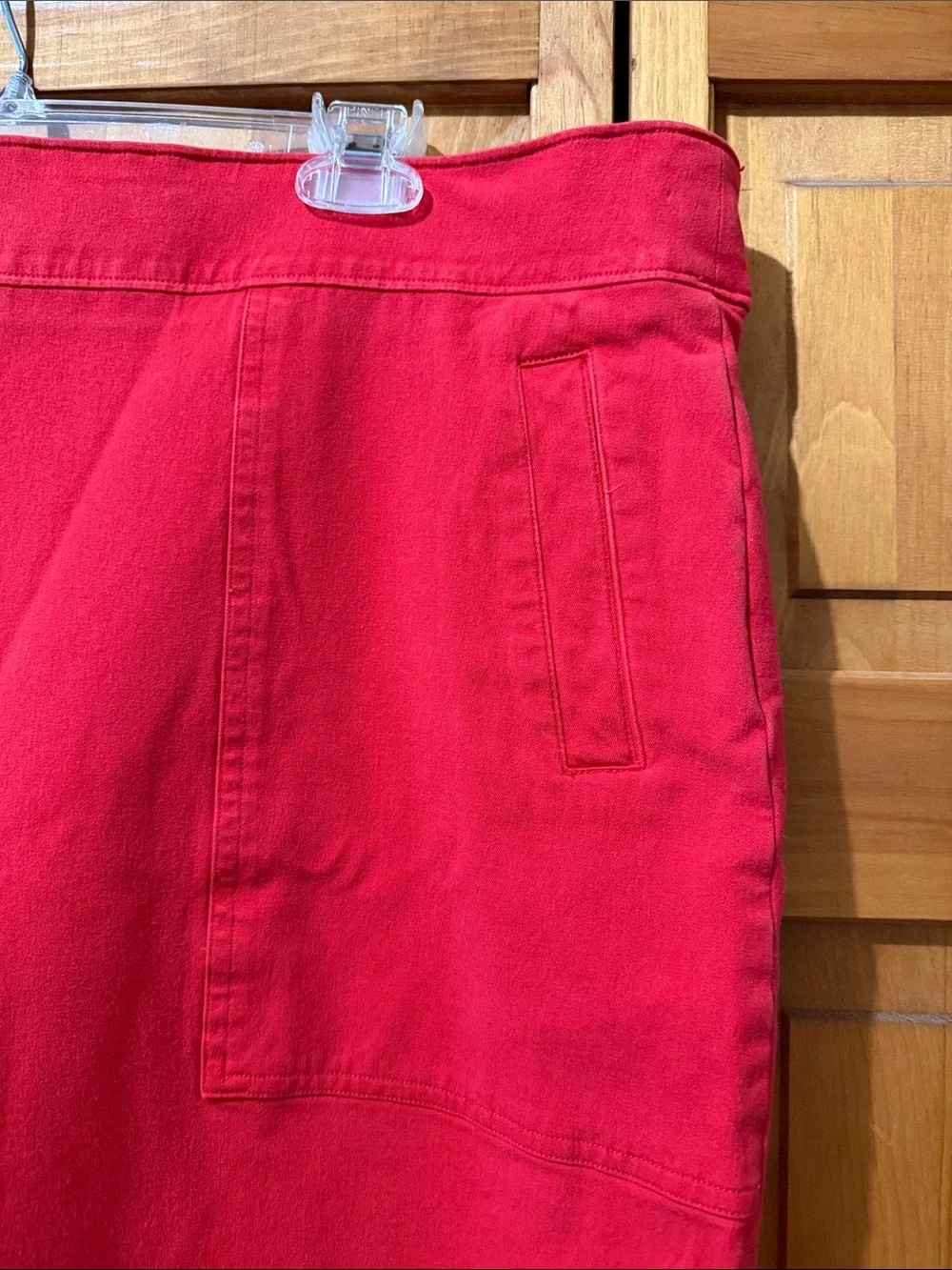 SPANX Red Wide Leg Pants - Picture 6 of 8